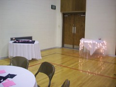 Decorating The Night Before - Beverage & Cake Tables