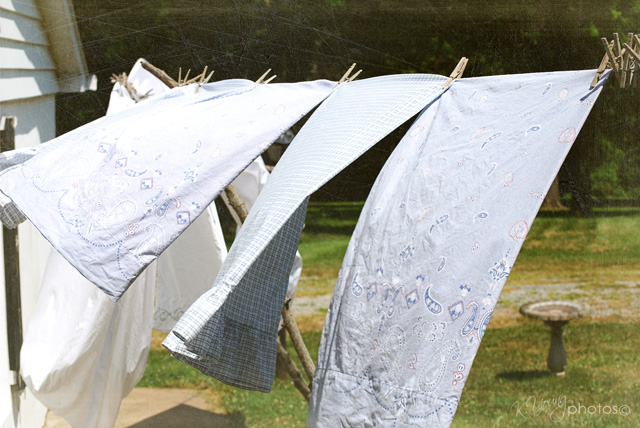 Linens on the line