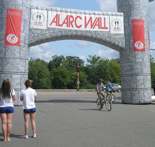 The inflatable  wall - once called an arch