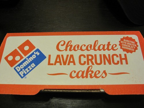Domino's Chocolate Lava Crunch Cakes 