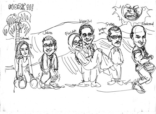 Caricatures for Morgan Stanley sketch 4