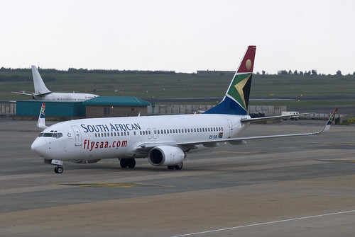 South African 737-800WL ZS-SJE