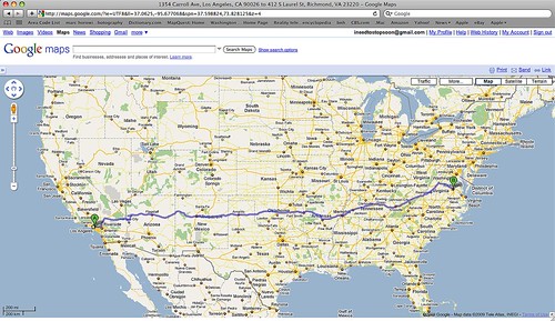 Google Maps Road Trip