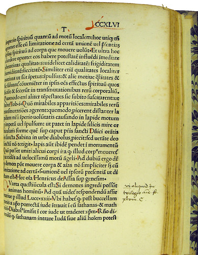 Latin annotations in Sibylla, Bartholomaeus: Speculum peregrinarum quaestionum
