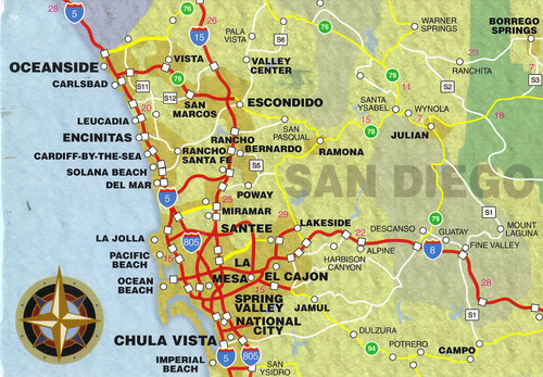 Usa Map And Freeways