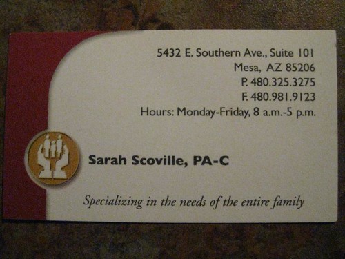 My business card... I guess it's official!
