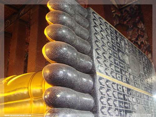 Reclining Buddha Bangkok. Wat Pho, Temple of the Reclining Buddha, Bangkok, Thailand