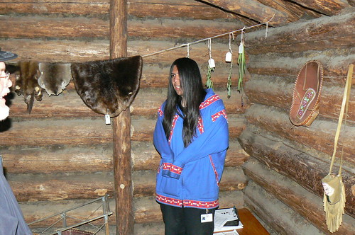 Athabaskan clan native describes dwelling -     Photo by George Bradshaw