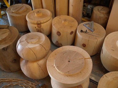 Alma Allen - unfinished stools