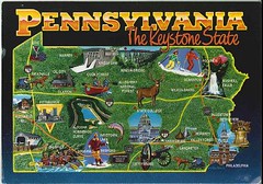swap from USA - Pennsylvania - map of the Keystone State