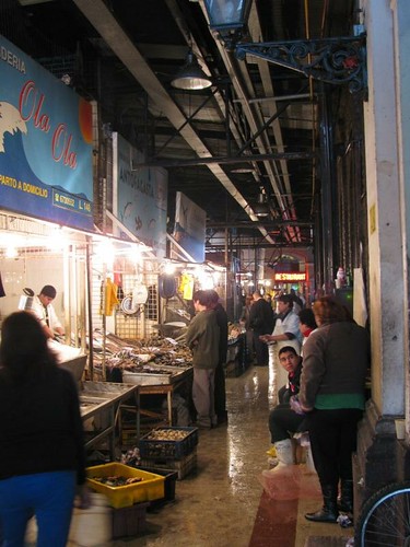 inside the central fish market