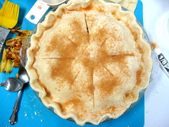 apple pie, pre-baked (vegan)