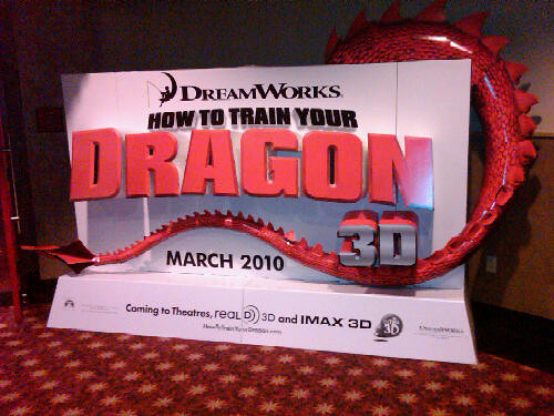 How To Train Your Dragon Movie Theater Standee