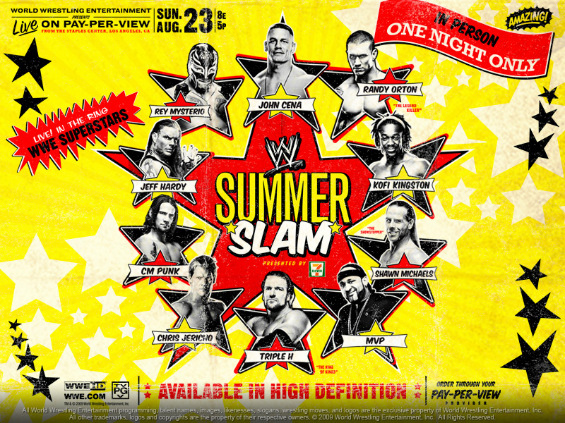 Wallpaper del SummerSlam 2009 / wwe.com