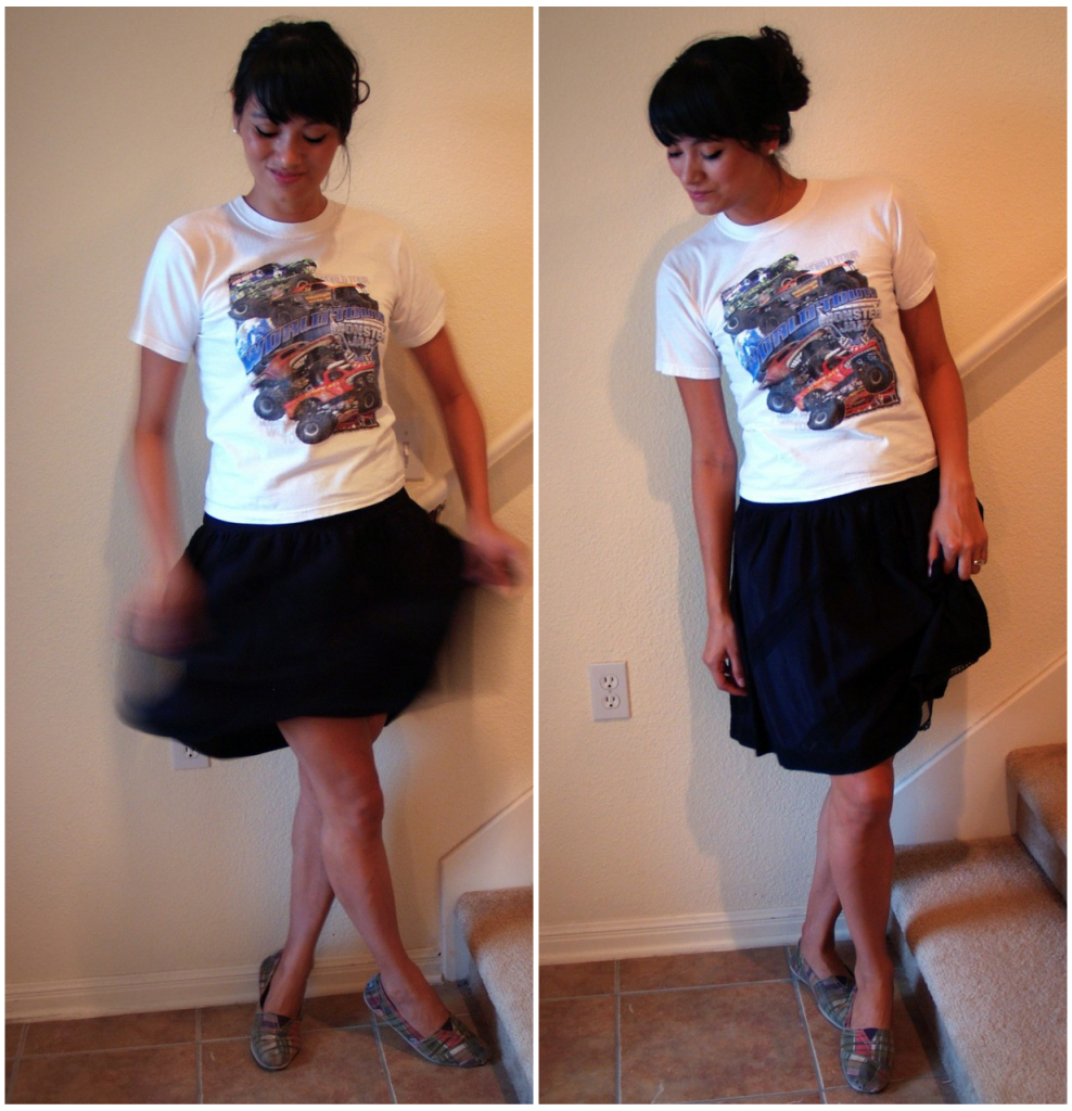 monster truck skirt + tulle skirt (pt.2)