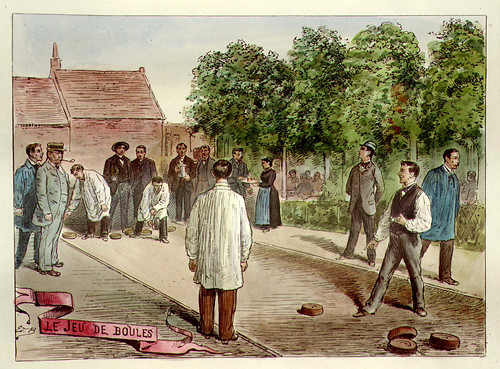 013- El juego de bolos (hoy Petanca)-Lille ancien monumental Edouard Boldoduc  1893