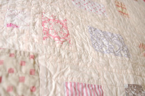 pink cot quilt