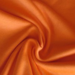 Bright Orange Cotton Interlock Knit