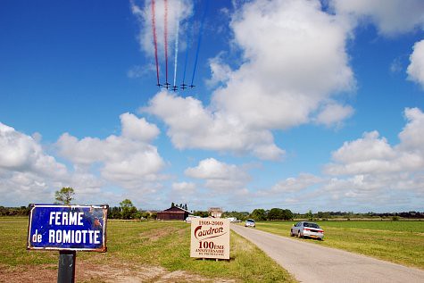 PAF flies over Romiotte farm