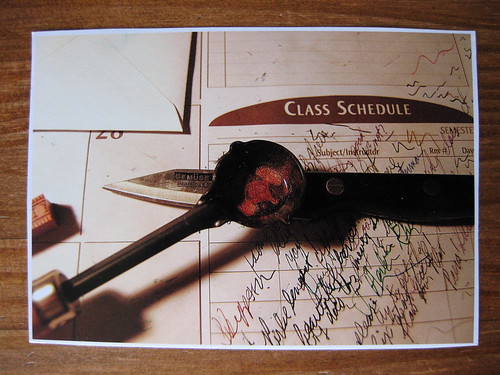 Step-by-step photo tutorial on using sealing wax, step 4