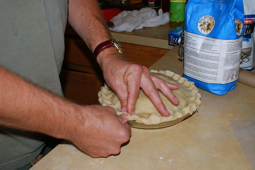 Making pie