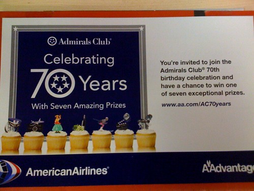 American Airlines uses cupcakes in flyer