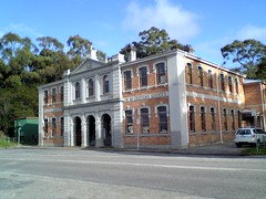 Old customs house and telegraph office at Strahan