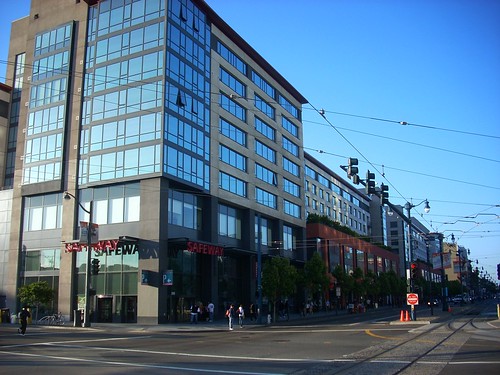 Transit oriented development at 4th & King Streets, SOMA, San Francisco
