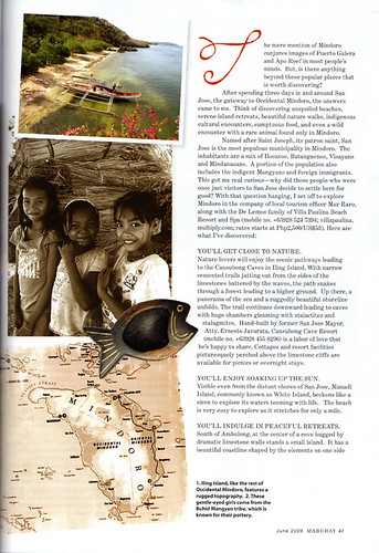 Secrets of Mindoro Page 2 Mabuhay Magazine