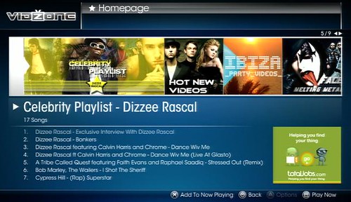 VidZone - Dizzee Rascal playlist, 02-09 July