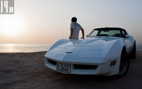 White ol' Corvette 1