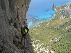Mediterraneo (7a+ max), Punta Giradili - Arrampicare in Sardegna