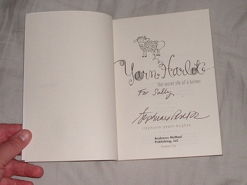 The Yarn Harlot signed my book