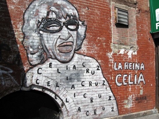 De La Vega Mural - La Reina Celia (Click to enlarge)