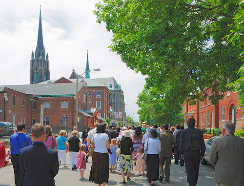 Saint Francis de Sales Oratory, in Saint Louis, Missouri, USA - Corpus Christi procession 5