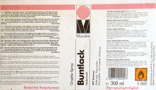 Black Book - Marabu Buntlack - Label - Pastel Pink