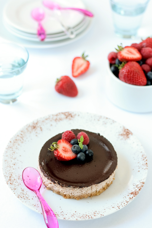Chocolate Strawberry Cheesecake 