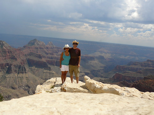 mike and I at the north rim of the grand canyon