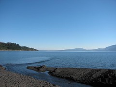 volcanic beach in Pucon