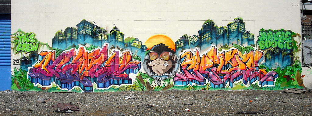 TNS Crew, Graffiti Production - Oakland, CA