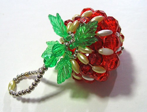 Strawberry ornament