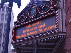 Lyle Lovett's large band