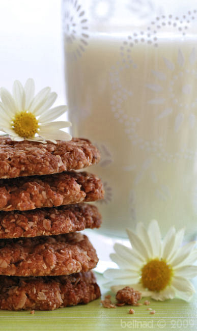 chewy Anzac biscuits