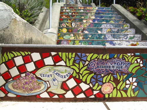 Moraga Tiled Stairway