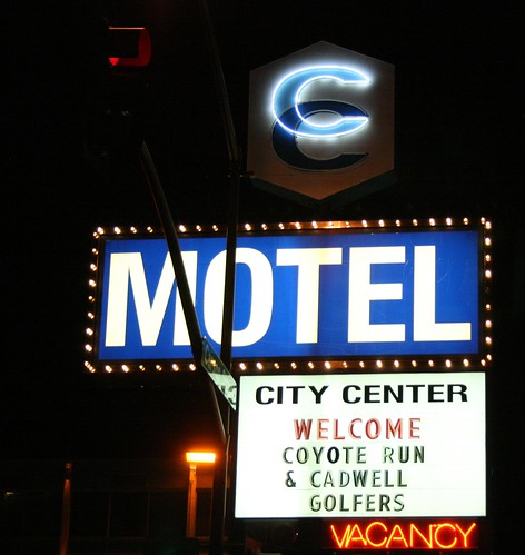 City Center Motel Night