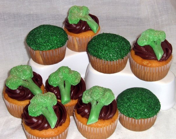 broccoli cupcakes