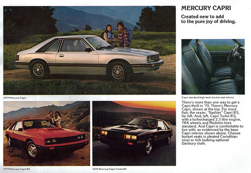 79 Mercury Capri Rs. 1979 Mercury Capri