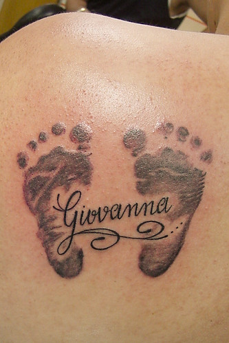 baby feet tattoo. Tags: aby tattoo foot bebê