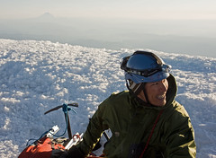 Trung on the Mt Hood Summit