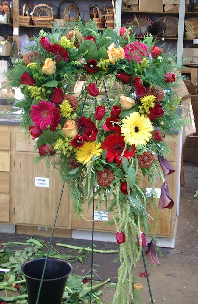 heart wreath funeral